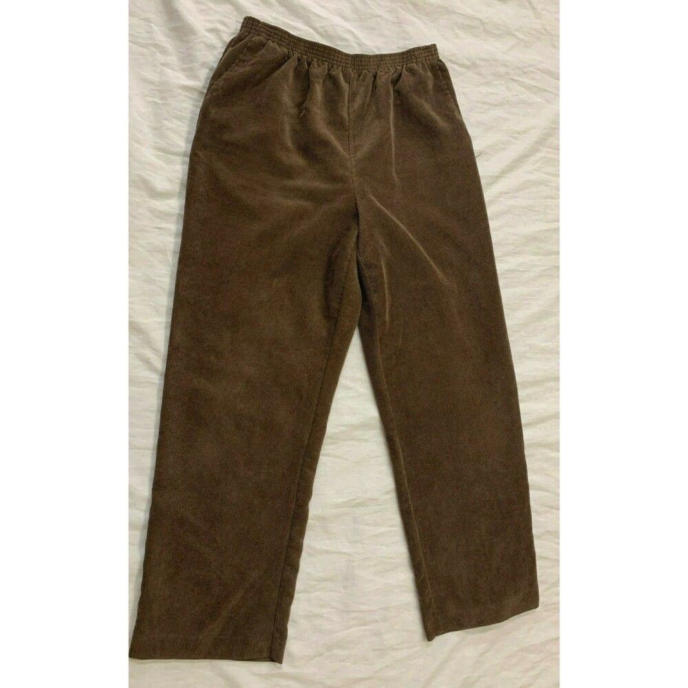 ALFRED DUNNER WOMENS CORDUROY PANTS SIZE 14